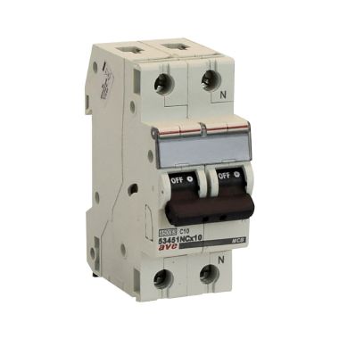 Interruttore automatico magnetotermico  1P+N In 10A 230V - 4,5kA - curva C - 2 mod. DIN product photo Photo 01 3XL