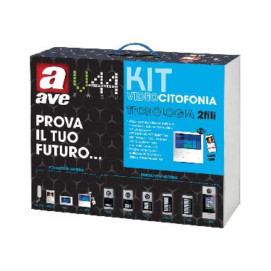 KIT 2 FILI MONOFAMILIARE CON MONITOR TOUCH SCREEN 7 WIFI . COLORE BIANCO' product photo Photo 01 3XL