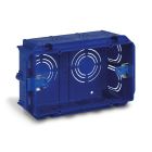 Scatola rettangolare da incasso per pareti in muratura 3 e 4 moduli   Interasse viti 83.5 mm  108.5 mm product photo