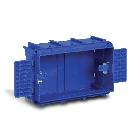 SCATOLA RETTANGOLARE DA INCASSO PER PARETI CAVE E/O CARTONGESSO 3 E 4 MODULI  INTERASSE VITI 83.5 MM  108.5 MM  GWT 850?  IK07  IP4X product photo
