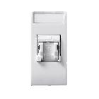 Presa RJ45 CAT5E UTP  non schermata  Domus S44 colore RAL 9010  finitura lucida  1 Mod. product photo