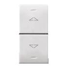 Commutatore stabile. Domus S44. colore RAL 9010. 2P 10AX 250v finitura lucida  1 Mod. product photo