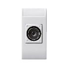 Presa TV/SAT femmina. Domus S44. colore RAL 9010 finitura lucida  1 Mod. product photo