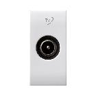 Presa TV/SAT maschio morsetto a vite. Domus S44. colore RAL 9010  finitura lucida  1 Mod. product photo