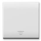 Tasto con gemma per pulsanti Domus S44. colore RAL 9010  finitura lucida  2 Mod. product photo