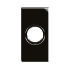 Uscita con serracavo. Life S44. colore Nero  finitura lucida  1 Mod. product photo