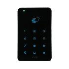 TASTIERA NUMERICA PER CONTROLLO ACCESSI. DISPLAY TOUCH RETROILLUMINATO RGB. LETTORE MIFARE INTEGR. INST. DA ESTERNO PROTETTO. COLORE NERO product photo