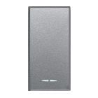 Interruttore con gemma. Allumia S44. colore Grigio Tech. 1P 16AX illuminabile  finitura lucida  1 Mod. product photo