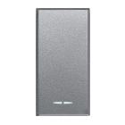 Pulsante con gemma. Allumia S44. colore Grigio Tech. 1P NA+NC 10A  finitura lucida  1 Mod. product photo