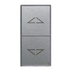 Commutatore a pulsante. Allumia S44. colore Grigio Tech. 1P 10A  finitura lucida  1 Mod. product photo