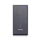 Interruttore con gemma. Tekla S44. colore grigio Tekla. 2P 16AX illuminabile  finitura opaca  1 Mod. product photo