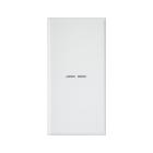 INTERRUTTORE BIPOLARE ASSIALE CON GEMMA. WHITEK S44. COLORE RAL 9010. 2P 10AX ILLUMINABILE  FINITURA OPACA  1 MOD. product photo