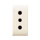 Presa standard italiano. Class S44. colore RAL 1013. P11 2P+T 10A 250V  finitura lucida  1 Mod. product photo