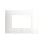 Placca Tecnopolimero Young S44, colore bianco totale - 3 Mod. product photo
