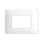 Placca Tecnopolimero Young S44. colore bianco totale  3 Mod. product photo