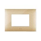 Placca Tecnopolimero Young S44. colore oro  3 Mod. product photo