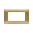 Placca Tecnopolimero Young S44. colore oro  4 Mod. product photo