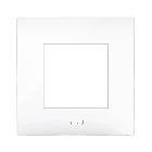 Placca Tecnopolimero Young S44. colore bianco  2 Mod. product photo