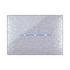 PLACCA YOUNG TOUCH. S44 TECNOPOLIMERO COLORE GRIGIO METALLIZZATO  3 COMANDI A SCOMPARSA  3 MOD. product photo