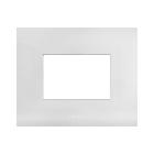 PLACCA SMART44 IN METALLO COLORE BIANCO OPACO  3 MOD. product photo