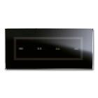 Placca Touch Vetro. S44 colore nero assoluto 4 comandi. 7 Mod. product photo