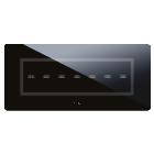 Placca Touch Vetro. S44 colore nero assoluto 7 comandi. 7 Mod. product photo