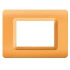 Placca tecnopolimero, S44 colore arancione opalino - 3 Mod. product photo
