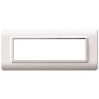 Placca tecnopolimero. S44 colore bianco  7 Mod. product photo