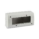 Contenitore autoportante IP40. S44 colore RAL 7035 per minicanali  6 Mod. product photo