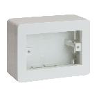 Scatola universale IP40 colore RAL 9010 per minicanali  3 Mod. product photo