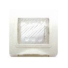 Placca autoportante stagna IP55 colore bianco RAL 9010  2 Mod. product photo