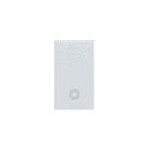 Pulsante RAL S45. colore bianco RAL7035. 1P 10A  finitura lucida  1 Mod. product photo