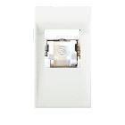 Presa Banquise S45 colore RAL 9016. RJ45 CAT5  non schermata  1 Mod. product photo