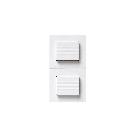 DOPPIO PULSANTE BANQUISE S45 COLORE RAL 9016. CON FRECCE DIREZIONALI  1P 10A 1 MOD. product photo