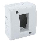 Contenitore autoportanti per tubo IP40 S45. RAL7035 1 Mod. product photo