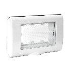 Placca stagna S45. con sportello a membrana cedibile   autoportante (non necessita di armatura portafrutti) 3 Mod. product photo