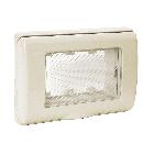 Placca stagna S45. con sportello a membrana cedibile   autoportante (non necessita di armatura portafrutti) 3 Mod. product photo