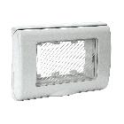 Placca stagna S45. con sportello a membrana cedibile   autoportante (non necessita di armatura portafrutti) 3 Mod. product photo