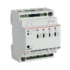 Attuatore illuminazione  8A resistivi  4 canali  AVEbus  4 Mod. DIN product photo
