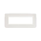 Placca Paersonal S44, colore bianco lucido - con cornicetta - 7 Mod. product photo