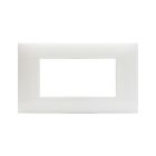 Placca Tecnopolimero Young S44, colore bianco totale - 4 Mod. product photo