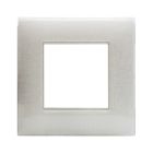 Placca Tecnopolimero Young S44, colore bianco 3D - 2 Mod. product photo