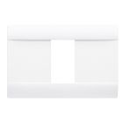 Placca Ral S45, lucida in tecnopolimero colore bianco banquise 1  Mod. product photo