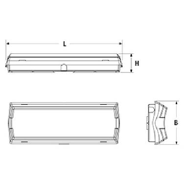 EKOSTILE TRAD.Plafoniera 11W SE 3H/RM IP40 product photo Photo 02 3XL