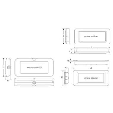 Completa LED 24W Sa 1H Ip40 product photo Photo 02 3XL