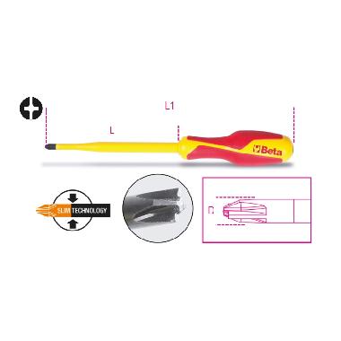 Giravite slim per viti a croce combinata PH + intaglio product photo Photo 01 3XL