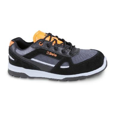 Scarpe in pelle scamosciata e microfibra idrorepellenti con inserti in carbon product photo Photo 04 3XL