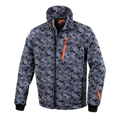 Giacca softshell - camouflage grigio product photo Photo 01 3XL
