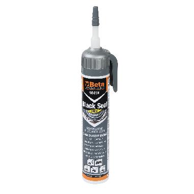 Sigillante siliconico nero a reticolazione acetica, resistente ad alte temperature, con pratico erogatore a pressione (pressure pack) product photo Photo 01 3XL