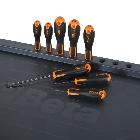 Giravite Evox per viti a testa con intaglio cromati punta nera product photo